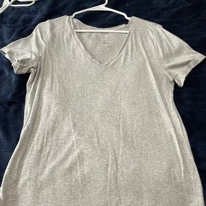 Womens v neck grey T shirt